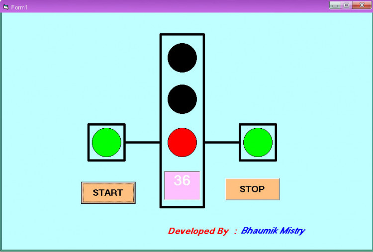 Traffic Signal In Visual Basic SourceCodester